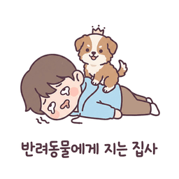 반려동물에게 지는 집사